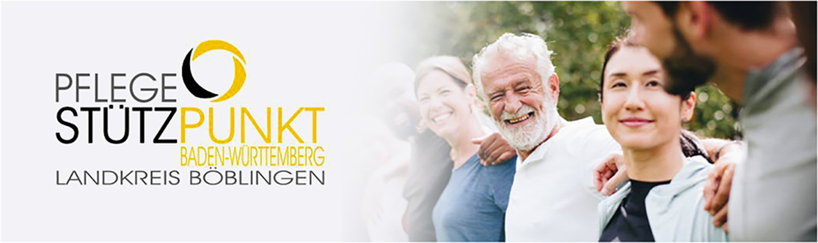 Titelbild Pflegestützpunkt mit Logo